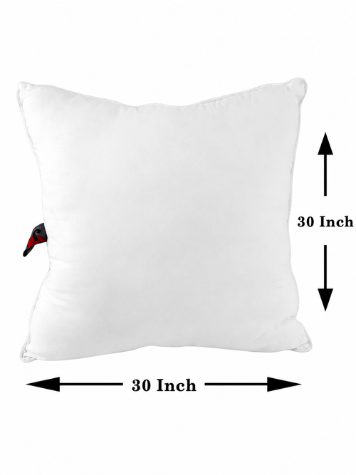 White Square Polyfill Cushion Filler – 30 × 30 Inches