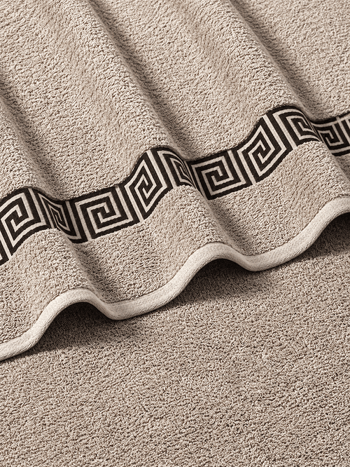 Picasso Bath Towel - Greek Key Border