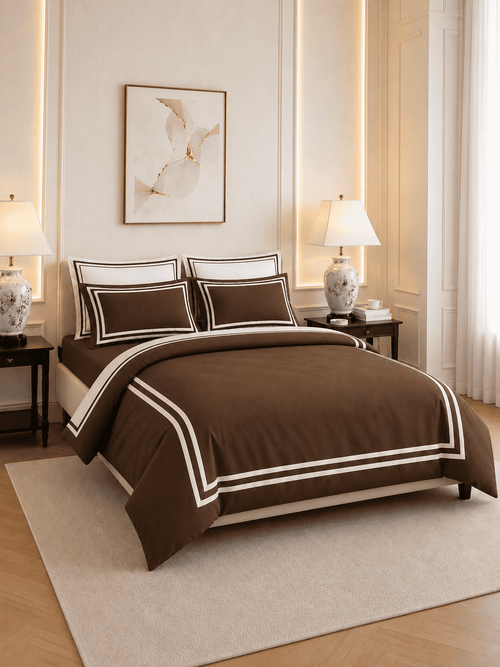 600 TC Cotton Duvet Cover with Pillowcases