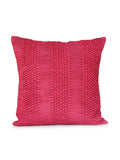 Smocking Work Dupion Silk Cushion Cover(Pink) - Jagdish Store Online Since 1965