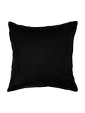 (Black)Zari Embroidery- Dupion Silk Cushion Cover - Jagdish Store Online Since 1965
