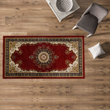 Bellagio- (Maroon) Traditional Synthetic Carpets(80 X 150 Cm) - Jagdish Store Online Since 1965