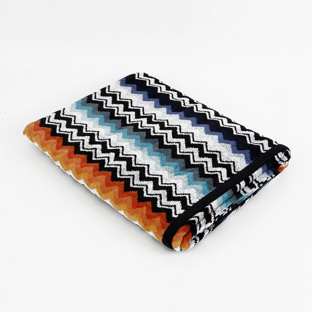 Multicolor Zigzag Cotton Bath Towel 27x55 Inch - Jagdish Store Online Since 1965