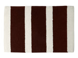 Azurra Hills- (Brown) Modern Striped Synthetic Indoor Mat(50 X 80 Cm ) - Jagdish Store Online Since 1965