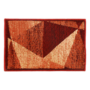 Carnation- (Burgundy) Modern Synthetic Indoor Mat(40 X 60 Cm) - Jagdish Store Online Since 1965