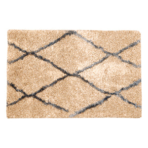 Vernezza- (Beige) Modern Synthetic Indoor Mat(40 X 60 Cm) - Jagdish Store Online Since 1965