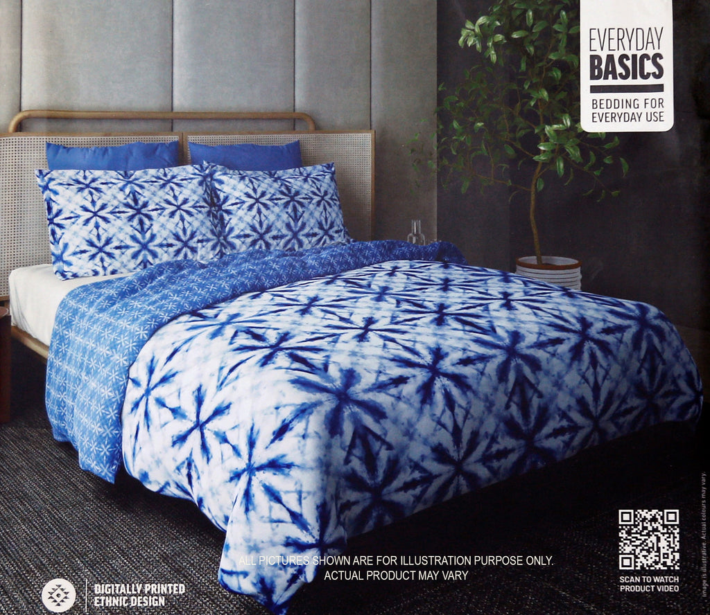 D'Decor Classic Collection -Printed Bedsheet With 2 Pillow Covers (100% Cotton, Super King Size) - Jagdish Store Online Since 1965