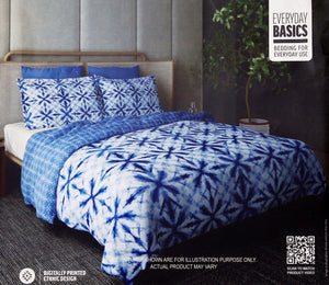 D'Decor Classic Collection -Printed Bedsheet With 2 Pillow Covers (100% Cotton, Super King Size) - Jagdish Store Online Since 1965