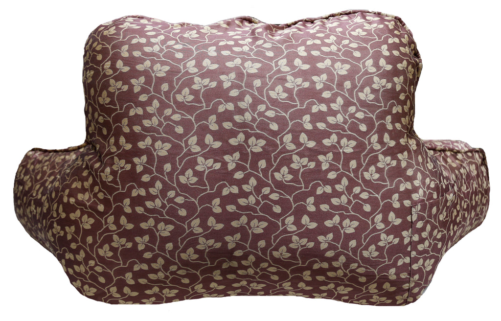 (R.Pink/Beige)Back Cushion with Cover - Jagdish Store Online Since 1965