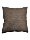 Grey Lurex Gold Poly cotton Cushion Cover