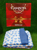 Casanova- (Printed) Top Sheet/Dohar(150x225 Cm)-Cotton - Casanova Online Since 1965