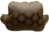 (Brown)Back Cushion with Cover - Jagdish Store Online Since 1965