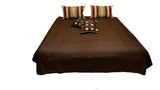 Circle Design Double Bedcover with Pillow Covers and Cushion Covers