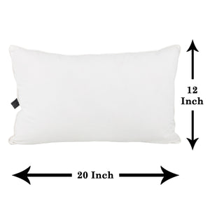 (White)Cushion Filler Rectangle Design -Polyfill(30x50 Cm) - Jagdish Store Karol Bagh Online Since 1965
