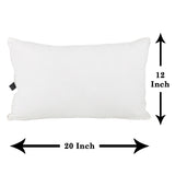 (White)Pillow Filler Rectangle Design Polyfill