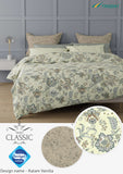 Trident Classic Collection Printed Double Bedsheet with 2 Pillow Covers