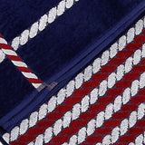 Striped Cotton Bath Towel(Dark Blue)30x60 Inch - Jagdish Store Online Since 1965