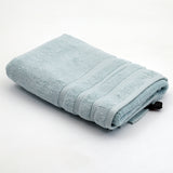 Aqua Green Plain Cotton Bath Towel