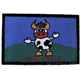 Multi Modern Synthetic Kids Mat