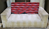 (Red/Black)Sofa Back Waves Design