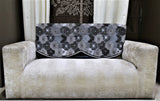 (Black/Grey)Sofa Back Printed Design -Polyester(57.5x62.5 Cm) - Jagdish Store Online Since 1965