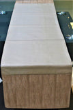 Plain(13 X 60 Inch) Table Runner(Beige)-Leather - Jagdish Store Online Since 1965