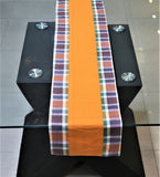 Check(12 X 56 Inch) Table Runner(Multi)-Cotton - Jagdish Store Online Since 1965