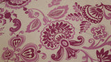 Floral Printed(60x108 Inch)Table Cover Set(Off-White/Purple)-10Pcs Set - Jagdish Store Online Since 1965