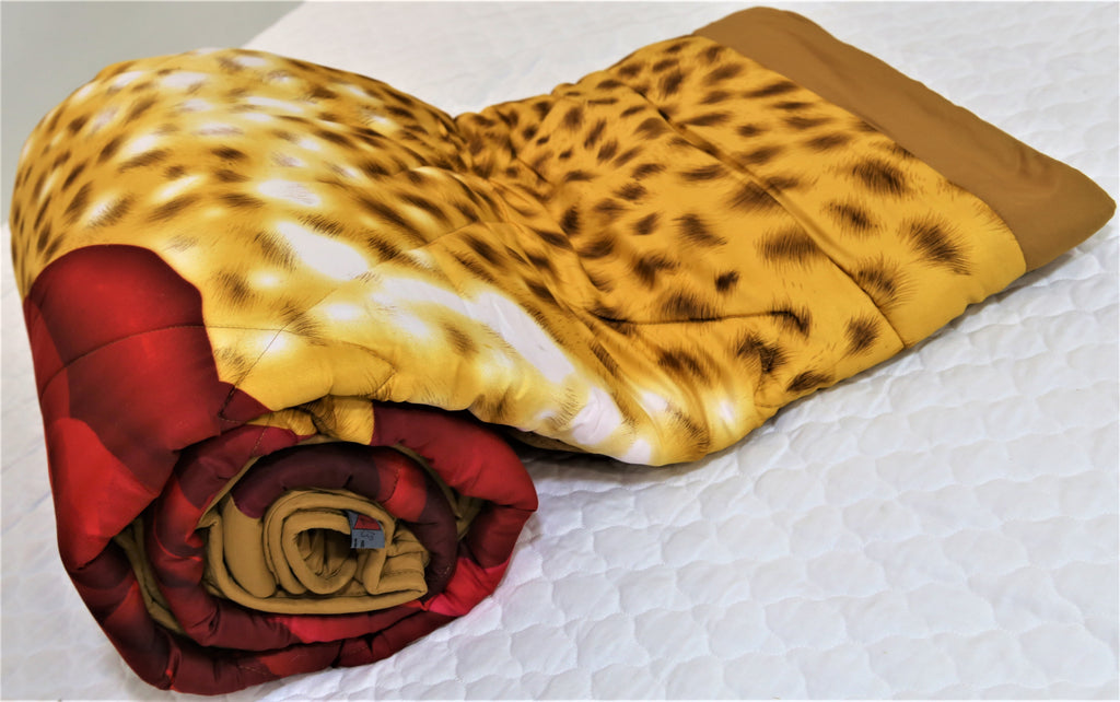 Printed(Multi) PolyCotton AC Quilt (90x100 Inch)-250 GSM - Jagdish Store Online Since 1965