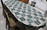 Self Design Checkered Table Cover