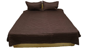 Self Solid Cotton AC Quilt Set (90x100 Inch)-250 GSM - Jagdish Store Online Since 1965