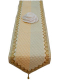 Sequence and Zari Work Table Runner