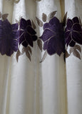 (Wine) Curtain Self Design- Polyester(9 X 4 Feet) - Jagdish Store Online Since 1965
