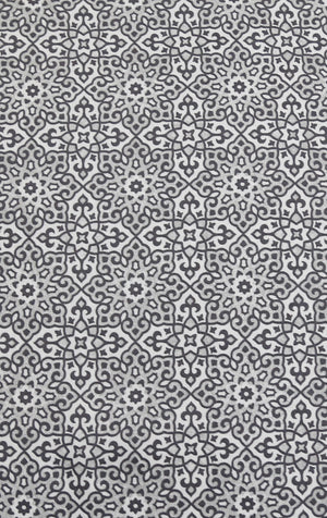 Kalagya- Morrocan Tile Printed Cotton Bedsheet(110 X 110 Inch) Set -(1 bedsheet+ 4 Pillow Covers) - Jagdish Store Online Since 1965