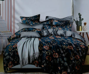Carlton Double Bed Cover Set (1 bedcover+ 2 Pillow Covers) - Jagdish Store Online