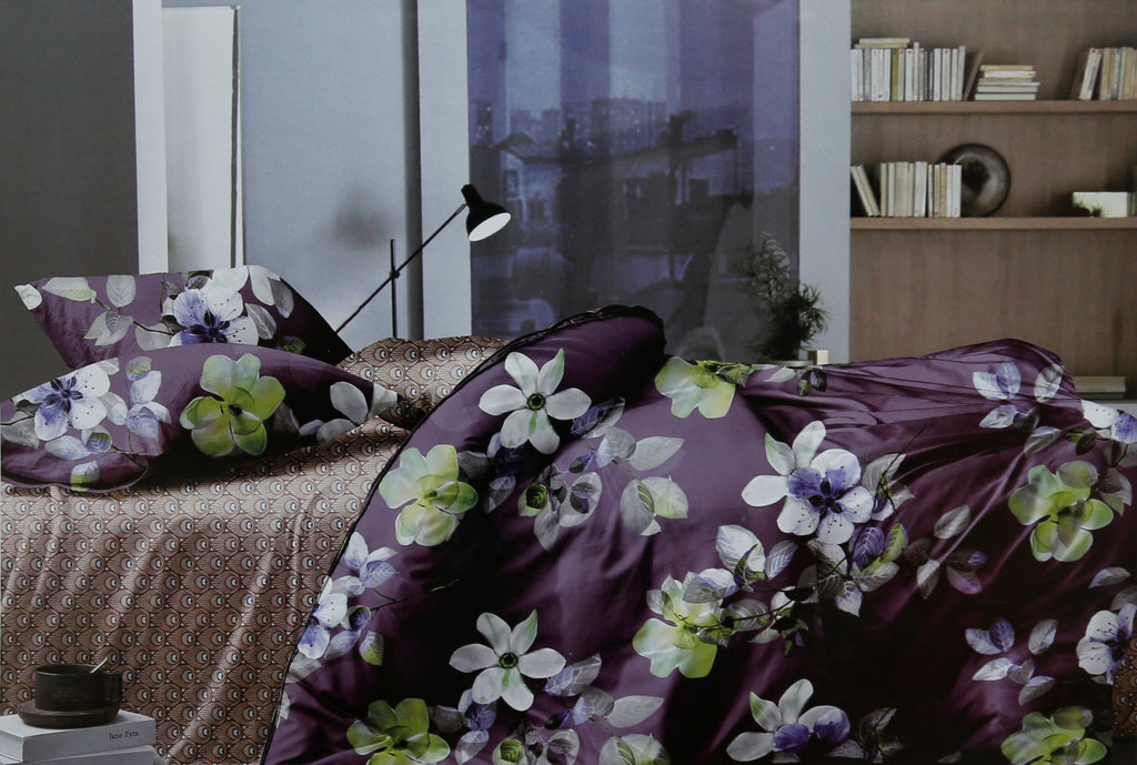 Carlton Double Bed Cover Set (1 bedcover+ 2 Pillow Covers) - Jagdish Store Online