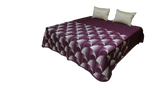 Lupe Reversible Double Bedcover with 2 Pillow Covers and 2 Cushion Covers