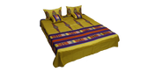Rosario Premium Double Bedcover with 2 Pillow Covers and 2 Cushion Covers