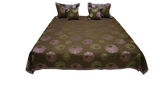 Viscose Jaguar Double Bedcover with 2 Pillow Covers and 2 Cushion Covers