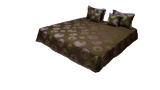 Viscose Jaguar Double Bedcover with 2 Pillow Covers and 2 Cushion Covers