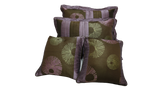 Viscose Jaguar Double Bedcover with 2 Pillow Covers and 2 Cushion Covers
