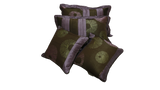 Viscose Jaguar Double Bedcover with 2 Pillow Covers and 2 Cushion Covers