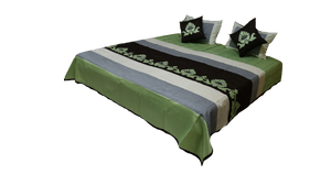 Bal Patch Double Bedcover with Pillow Covers and Cushion Covers