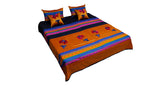 Shaneel Flower Patch Double Bedcover with Pillow Covers and Cushion Covers