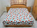 Reversible Printed Cotton AC Quilt (90x100 Inch)-200 GSM - Jagdish Store Online Since 1965