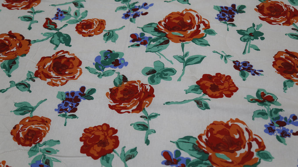 Reversible Printed Cotton AC Quilt (90x100 Inch)-200 GSM - Jagdish Store Online Since 1965