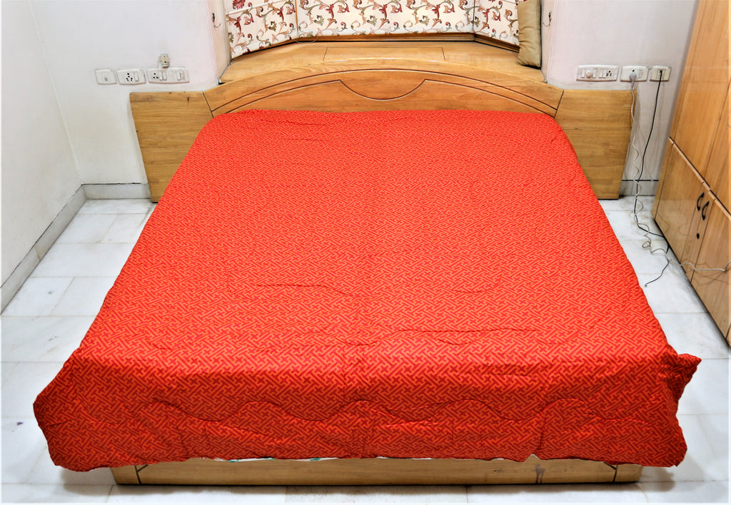 Reversible Printed Cotton AC Quilt (90x100 Inch)-200 GSM - Jagdish Store Online Since 1965