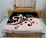 Belpa (Printed) Burgundy Blanket-(220 X 240 Cm) - Jagdish Store Online Since 1965