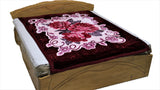 Brooklyn (Printed) (Maroon/Pink)Blanket(60 X 90 Inch)-Polyester - Jagdish Store Online Since 1965