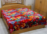 Floral Printed Blanket(220 X 240 Cm)-Polyester - Jagdish Store Online Since 1965